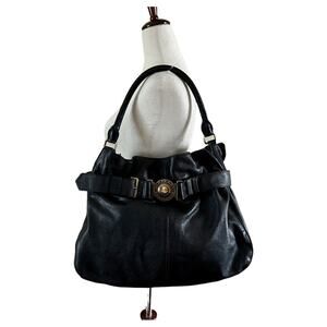 Elegant Black Leather Women's Bag